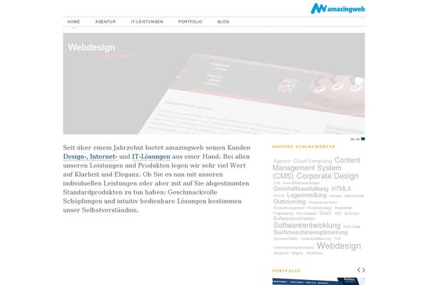 Aw theme site design template sample