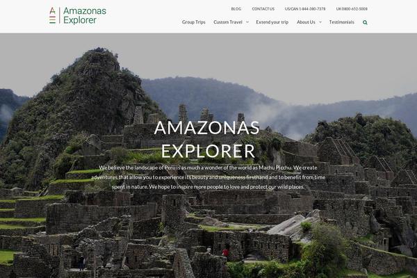 Altair theme site design template sample