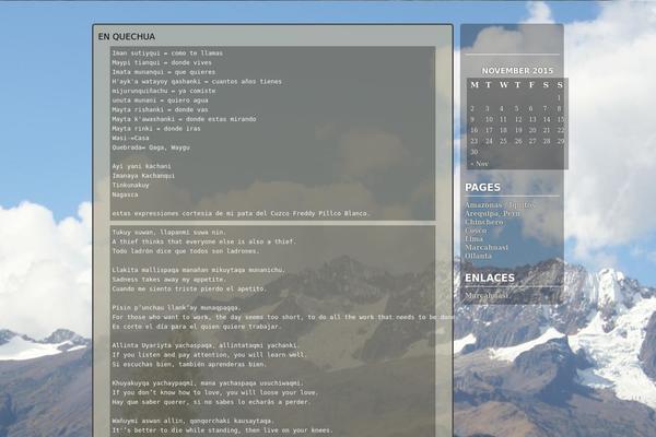 Adventure theme site design template sample