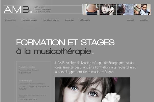 amb-musicotherapie.com site used Varia