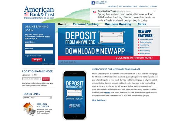 ambanking.com site used Yb