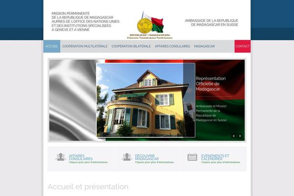 Politician theme site design template sample