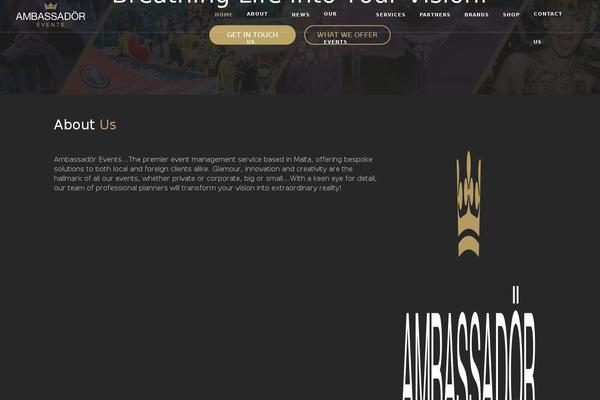 ambassador-events.com site used Ambassador-events