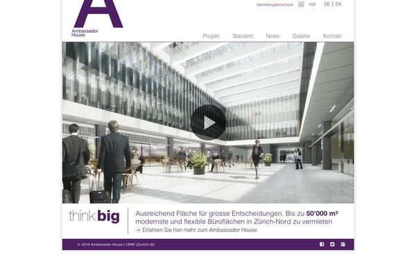 ambassadorhouse.ch site used Ambassador