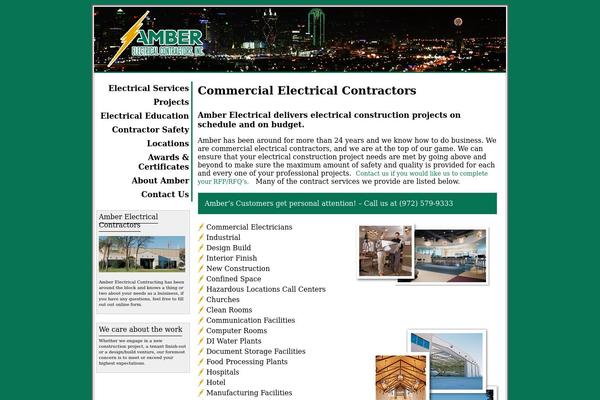 amberelectrical.com site used Amber
