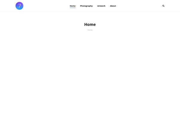 The7 theme site design template sample