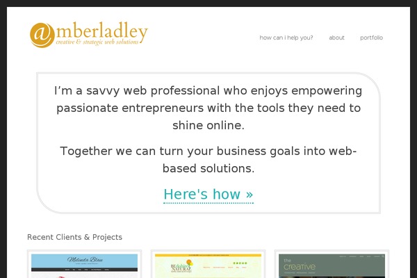 Modern Portfolio Pro theme site design template sample