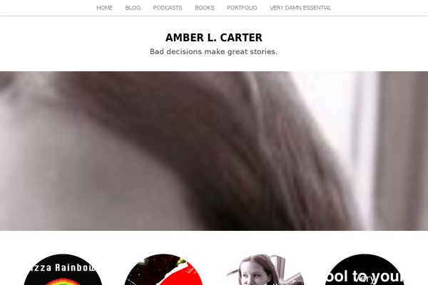 amberlcarter.com site used Nectar-theme