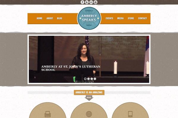 Vintage Immersed theme site design template sample
