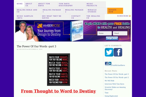 Site using Compact WP Audio Player plugin