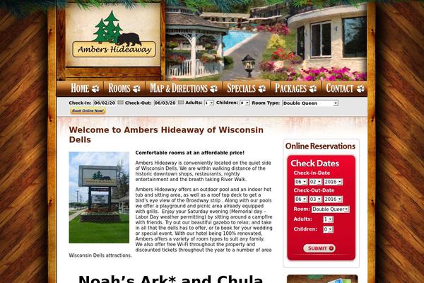 ambershideaway.com site used Ambers