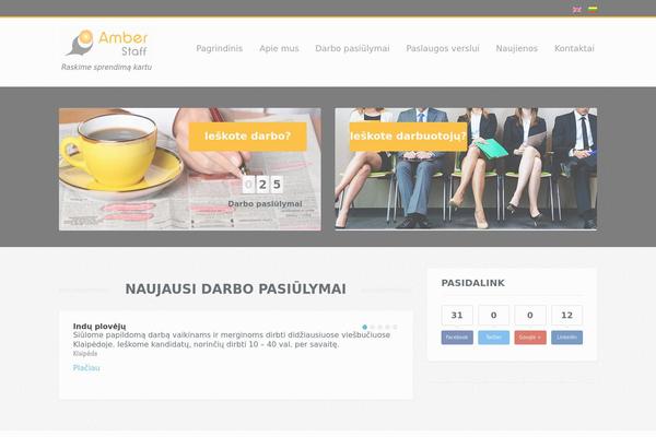 amberstaff.com site used Careerswp