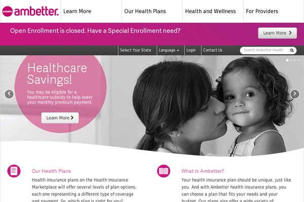 ambetter_2013 WordPress theme, websites list used ambetter_2013 theme ambetter_2013 theme websites examples