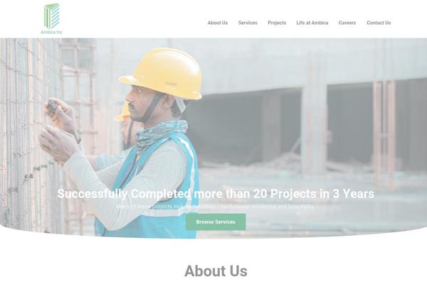 Site using The_grid plugin