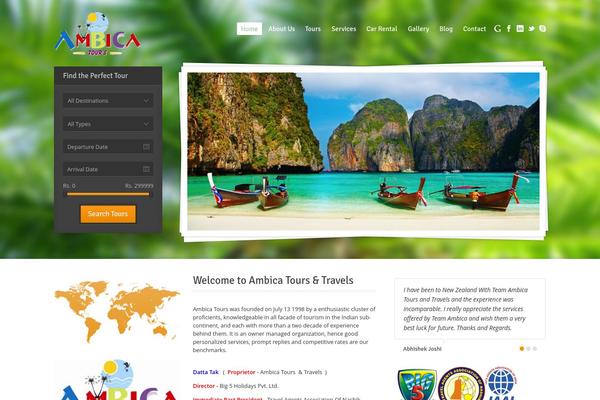 Midway theme site design template sample