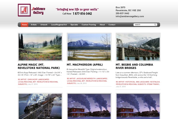 Gallery theme site design template sample