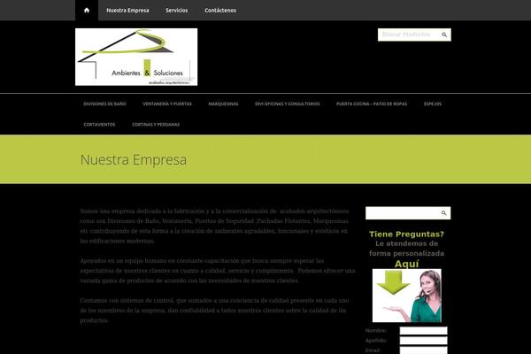 Outlet theme site design template sample