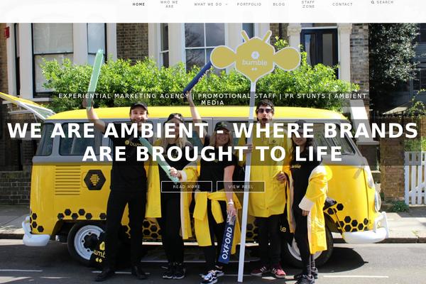 Rhythm theme site design template sample