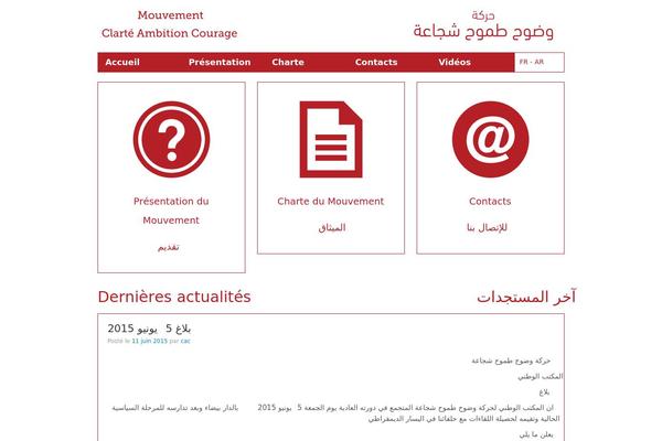 WordPress website example screenshot