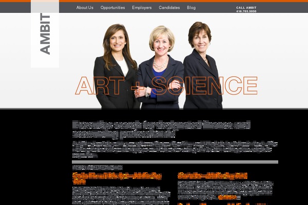 AMBIT theme websites examples