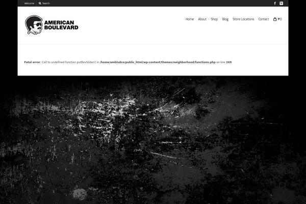 Neighborhood theme site design template sample