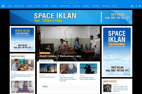 Site using Theia-sticky-sidebar plugin