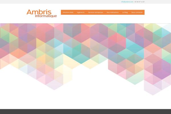 Metrolium theme site design template sample