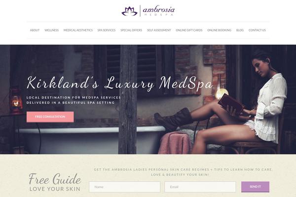 ambrosiamedspa.com site used Ambrosia
