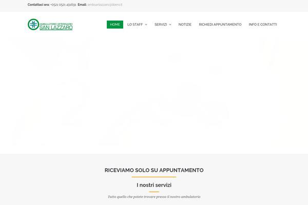 Wp-petvet theme site design template sample