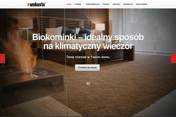 Scroller theme site design template sample