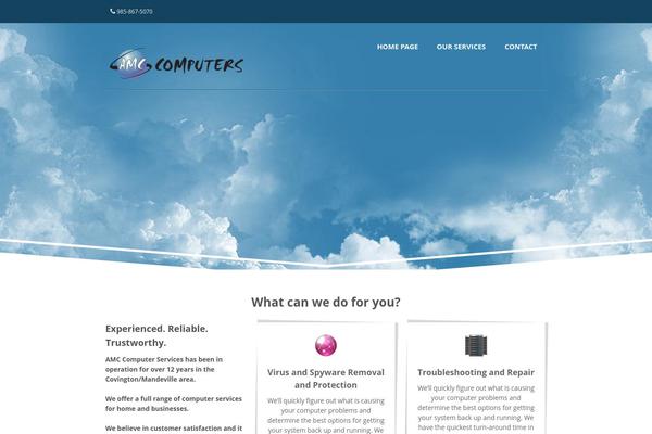 amccomputers.com site used Cloudhoster-1-1-0