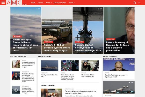 Site using Theia-sticky-sidebar plugin
