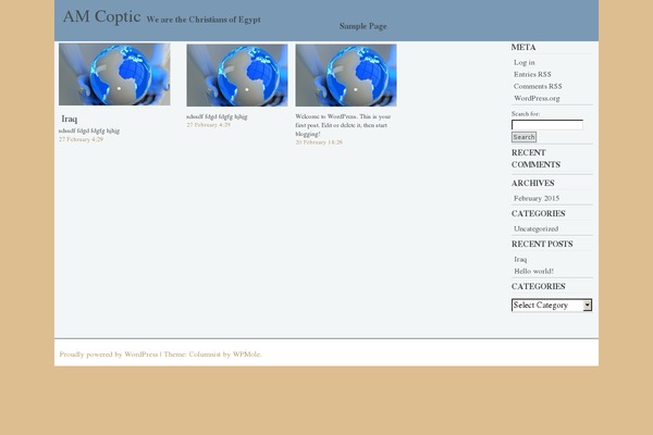 amcoptic.com site used Columnist