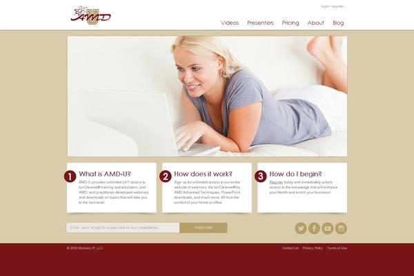 Gemini theme site design template sample