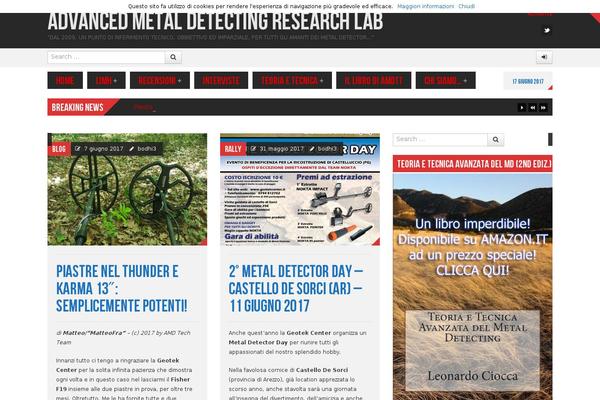 Powermag theme site design template sample