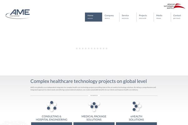 ame-international.com site used Ame