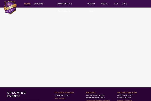 Site using Modern-events-calendar plugin