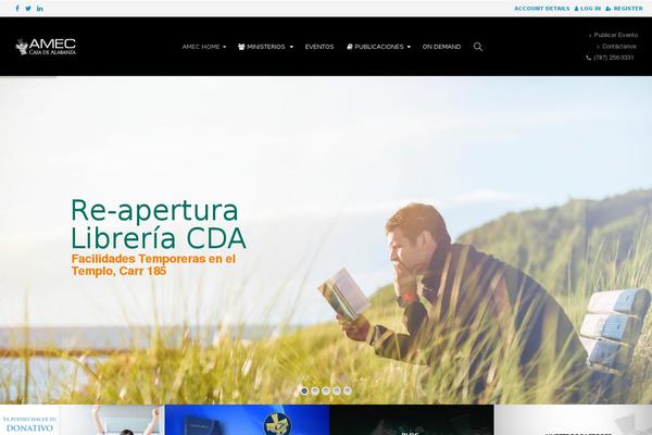 Site using Otw-blog-manager plugin