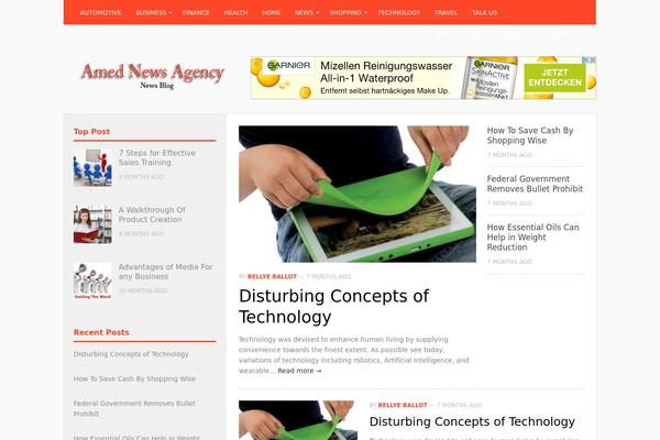 Insider theme site design template sample