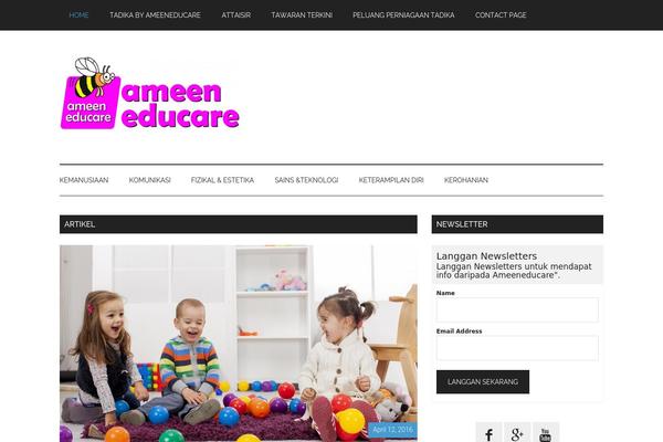 Magazine Pro theme site design template sample