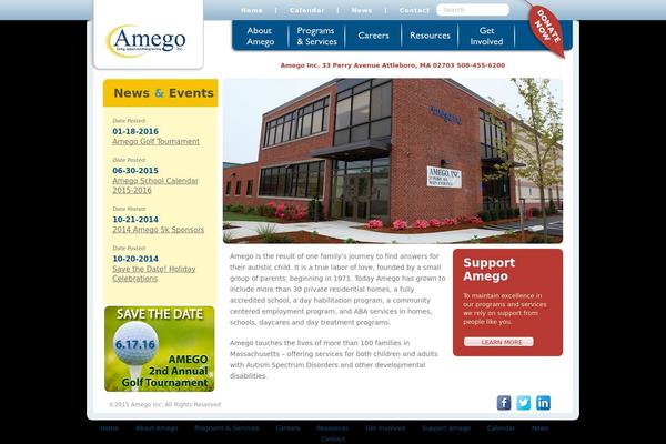 amegoinc.org site used Ssx-theme