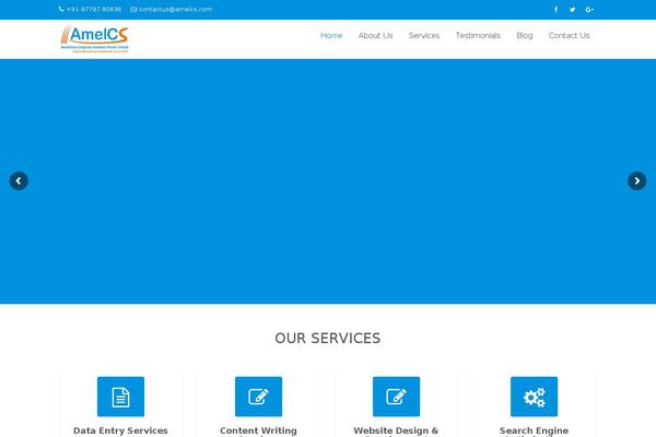 Digital theme site design template sample