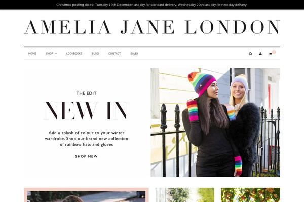 Storefront theme site design template sample