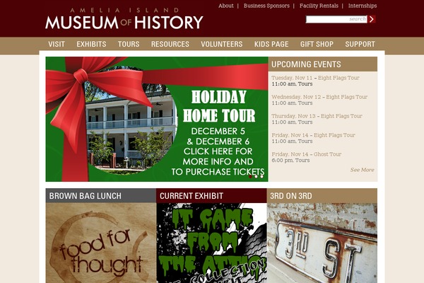 ameliamuseum.org site used Customstyle