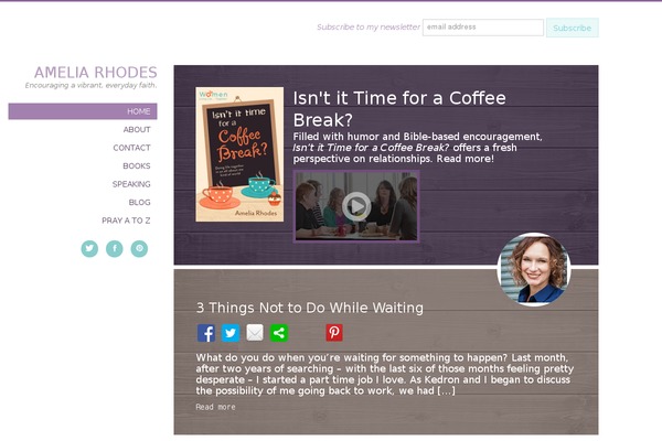 ameliarhodes.com site used Amelia-rhodes