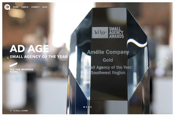 Amelie theme site design template sample