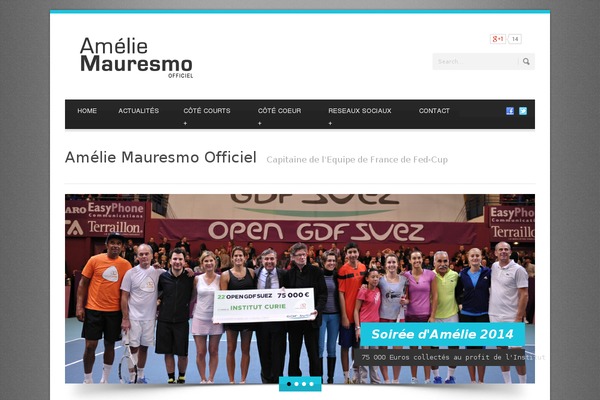 ameliemauresmo.fr site used Ametheme