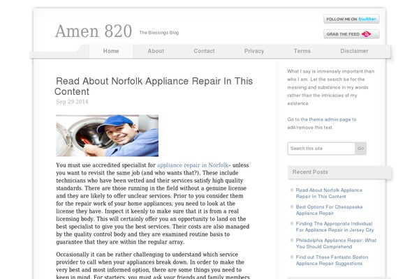 amen820.com site used voidy