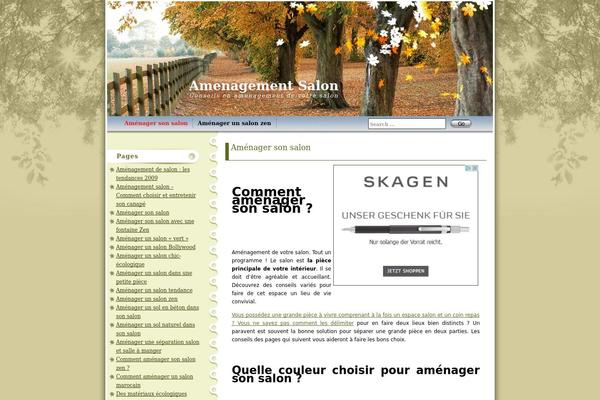 Maple Leaf theme site design template sample