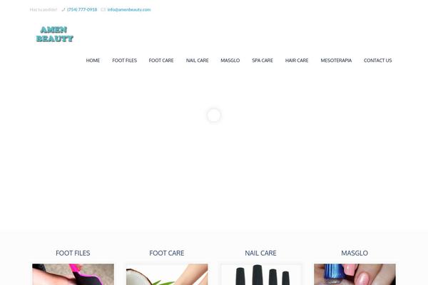 BeTheme Child theme site design template sample